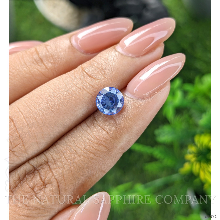 2.08 Ct. Blue Sapphire from Ceylon (Sri Lanka)