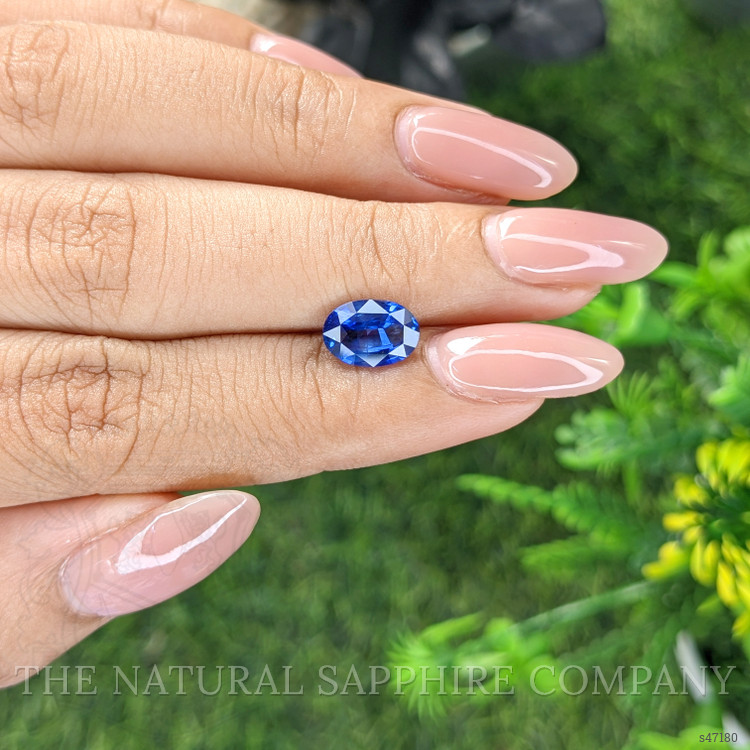 2.01 Ct. Blue Sapphire from Ceylon (Sri Lanka)
