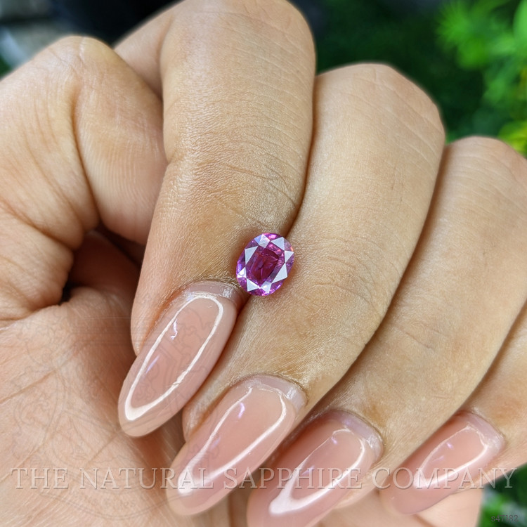 1.06 Ct. Pinkish Purple Sapphire from Ceylon (Sri Lanka)