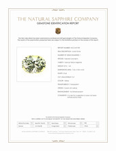 1.44 Ct. Yellow Sapphire from Ceylon (Sri Lanka) Scan Report