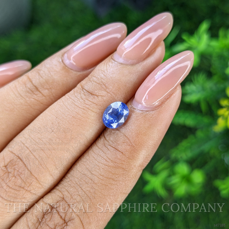 1.33 Ct. Purplish Blue Sapphire from Ceylon (Sri Lanka)