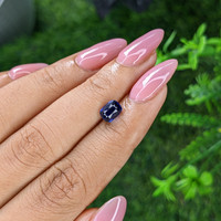 1.55 Ct. Purplish Blue Sapphire from Ceylon (Sri Lanka) Life Style