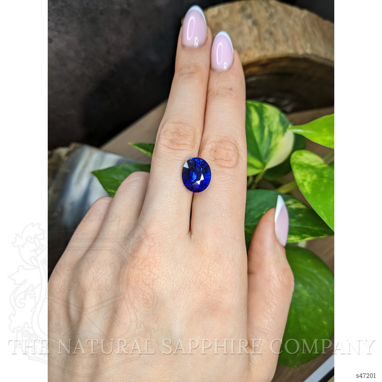 9.07 Ct. Blue Sapphire from Ceylon (Sri Lanka)