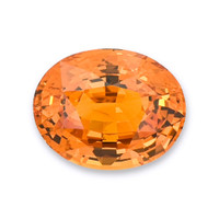 5.58 Ct. Orange Sapphire from Ceylon (Sri Lanka) Video