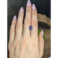 5.04 Ct. Purple Sapphire from Ceylon (Sri Lanka) Life Style
