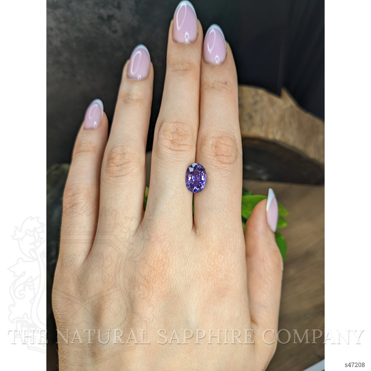 5.04 Ct. Purple Sapphire from Ceylon (Sri Lanka)