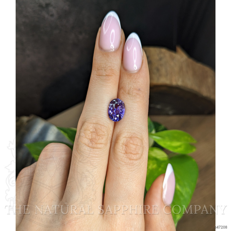5.04 Ct. Purple Sapphire from Ceylon (Sri Lanka)