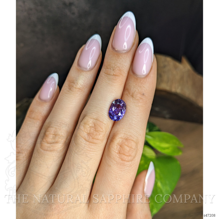 5.04 Ct. Purple Sapphire from Ceylon (Sri Lanka)