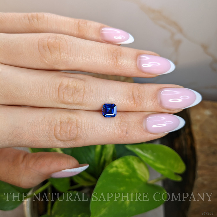 1.68 Ct. Blue Sapphire from Ceylon (Sri Lanka)