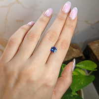 1.68 Ct. Blue Sapphire from Ceylon (Sri Lanka) Life Style
