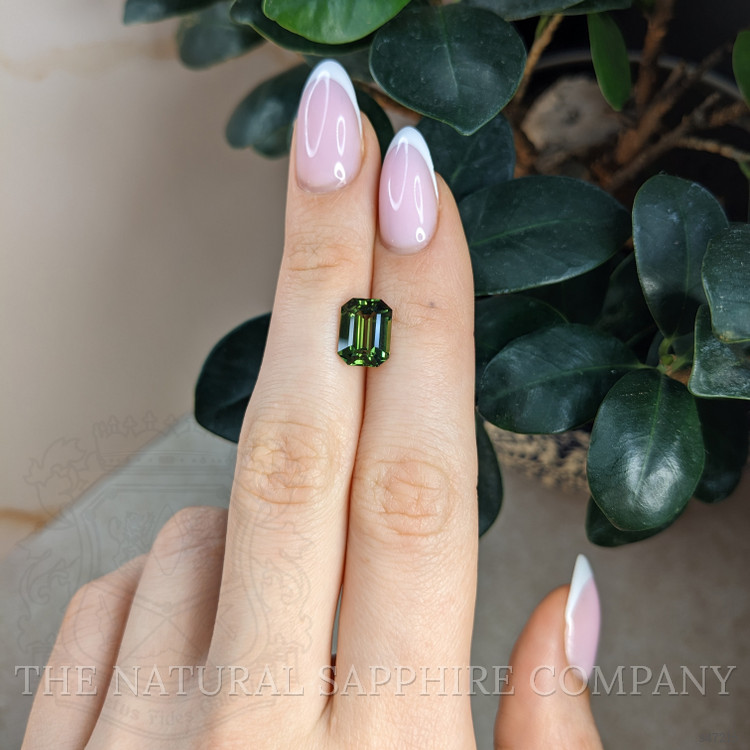 4.18 Ct. Green Sapphire from Madagascar