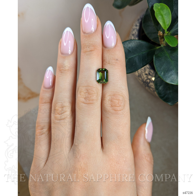 4.18 Ct. Green Sapphire from Madagascar