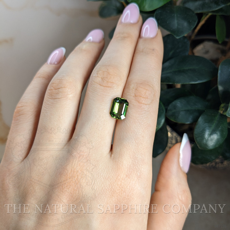 4.18 Ct. Green Sapphire from Madagascar