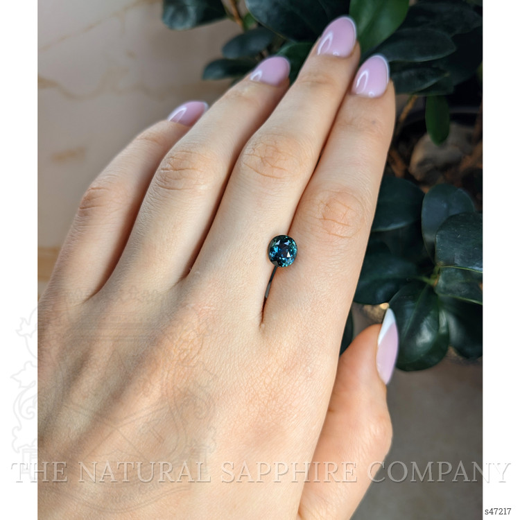2.53 Ct. Bluish Green Sapphire from Montana