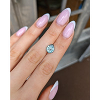 2.44 Ct. Bluish Green Sapphire from Montana Life Style