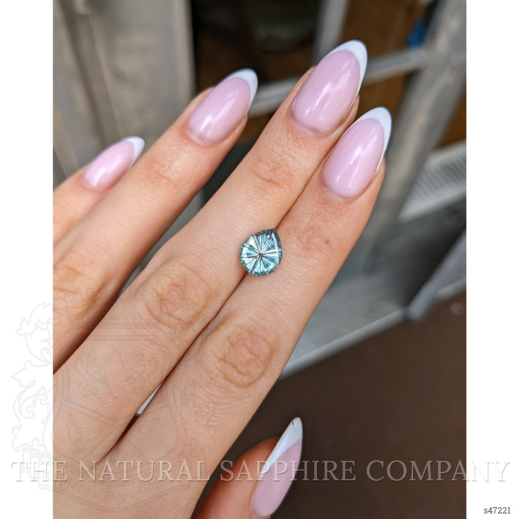 2.44 Ct. Bluish Green Sapphire from Montana