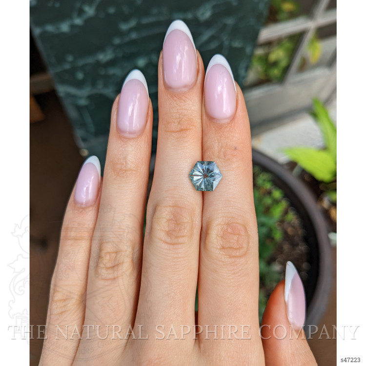 2.56 Ct. Bluish Green Sapphire from Montana