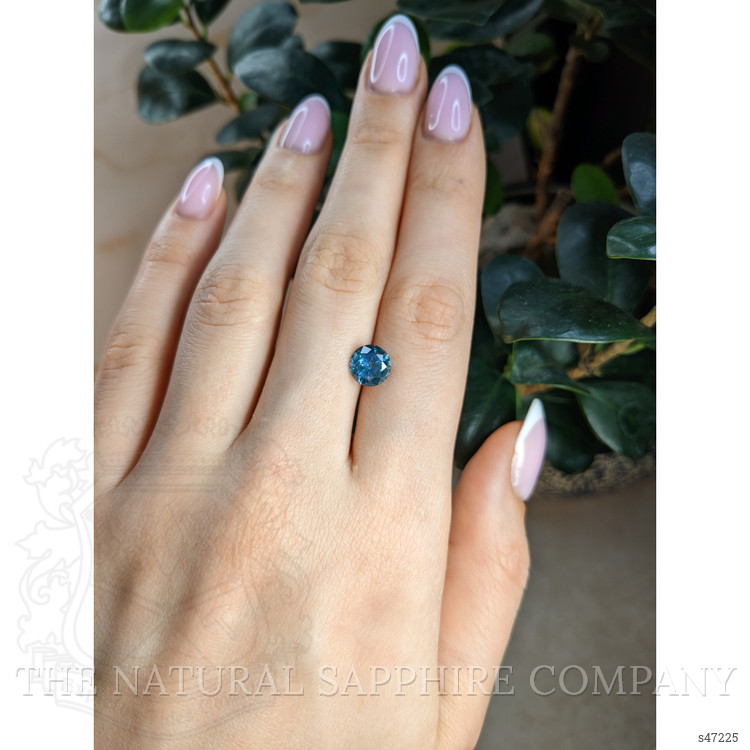 2.39 Ct. Greenish Blue Sapphire from Montana