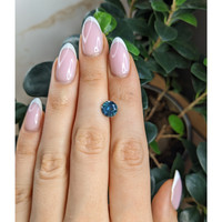 2.39 Ct. Greenish Blue Sapphire from Montana Life Style
