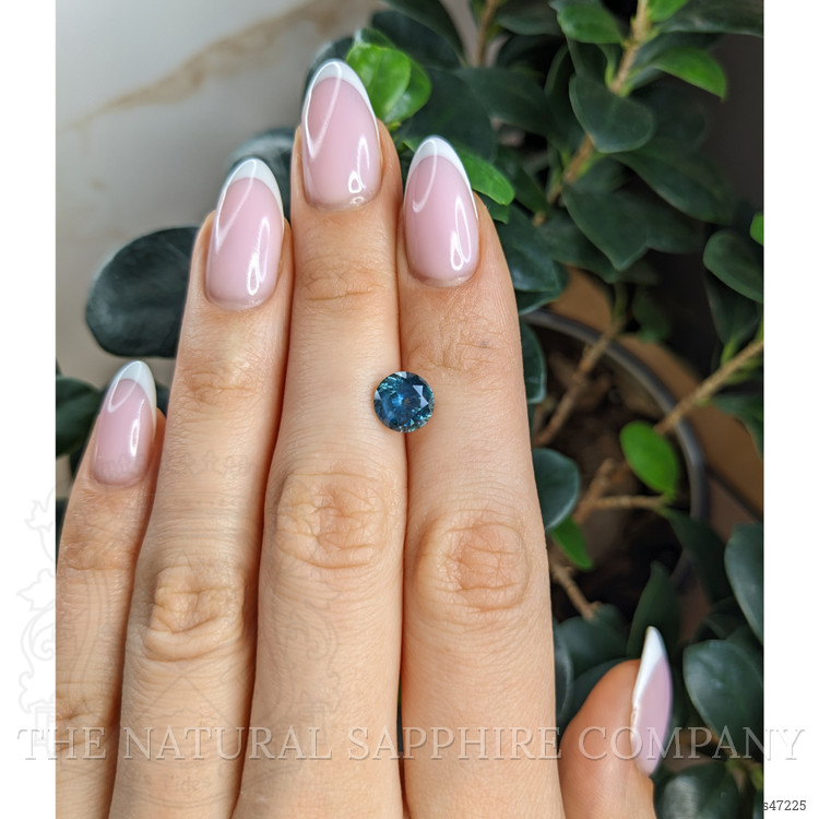 2.39 Ct. Greenish Blue Sapphire from Montana