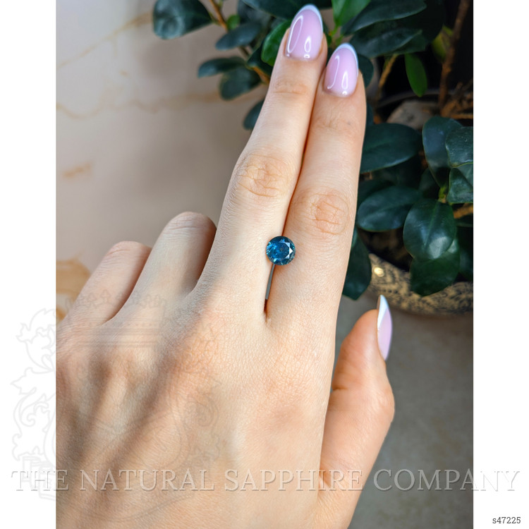 2.39 Ct. Greenish Blue Sapphire from Montana