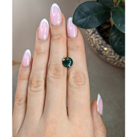 3.65 Ct. Bluish Green Sapphire from Montana Life Style
