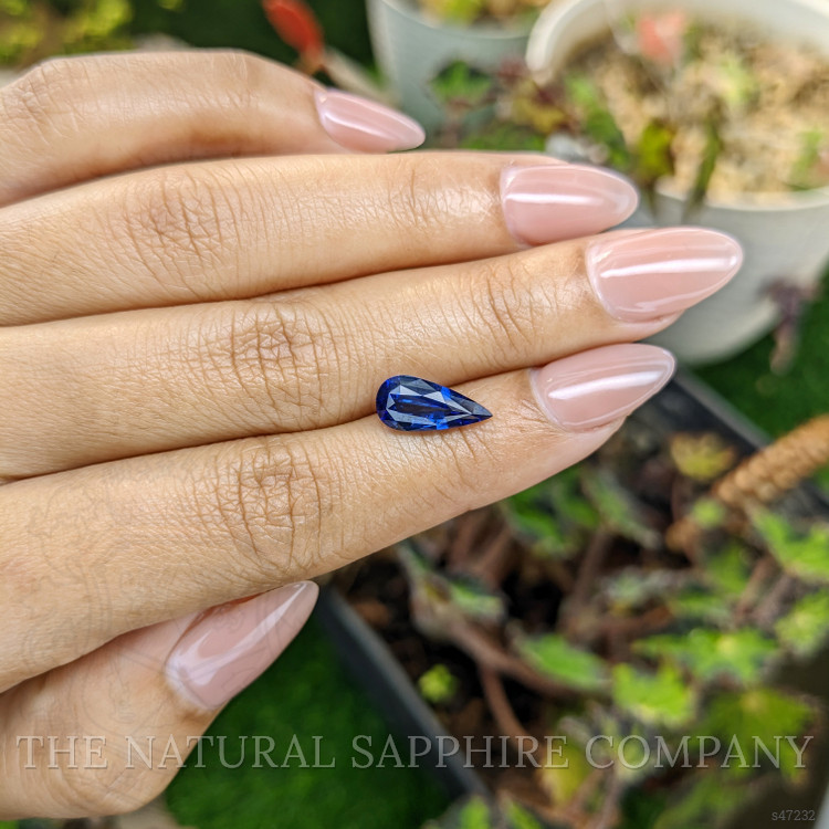 3.11 Ct. Blue Sapphire from Ceylon (Sri Lanka)