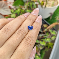 1.98 Ct. Blue Sapphire from Ceylon (Sri Lanka) Life Style