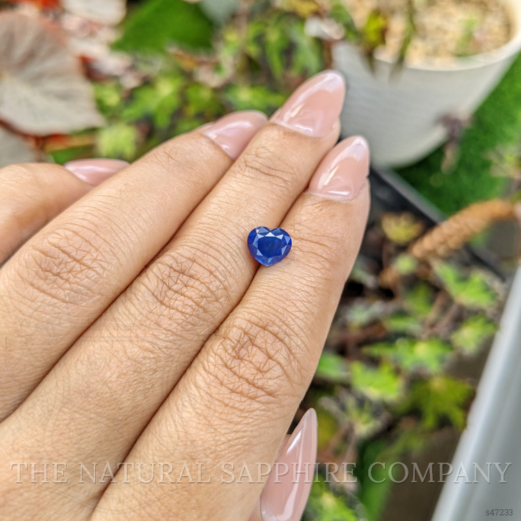 1.98 Ct. Blue Sapphire from Ceylon (Sri Lanka)