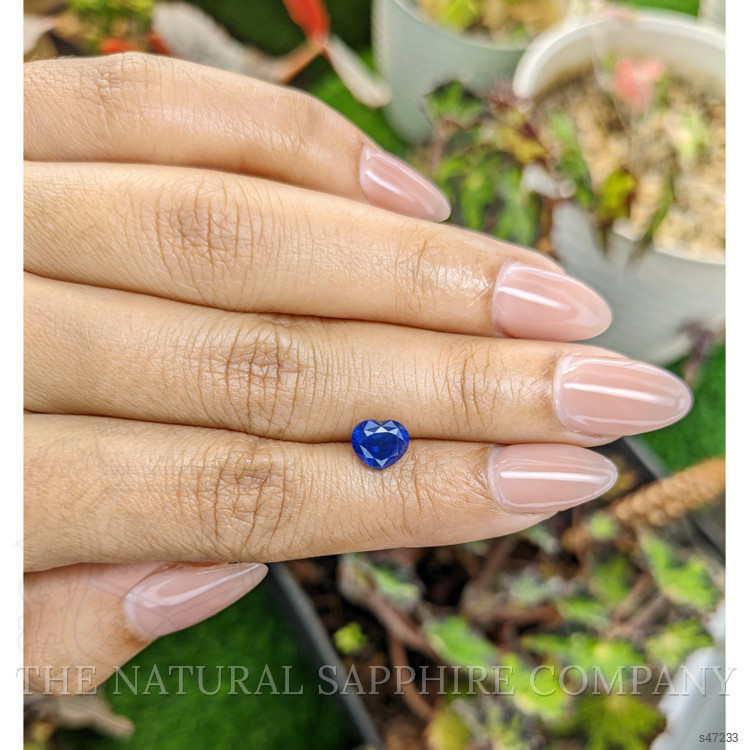 1.98 Ct. Blue Sapphire from Ceylon (Sri Lanka)