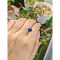 1.98 Ct. Blue Sapphire from Ceylon (Sri Lanka) Life Style