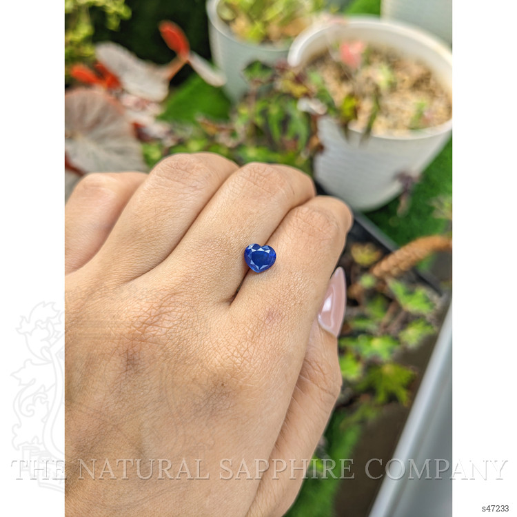 1.98 Ct. Blue Sapphire from Ceylon (Sri Lanka)