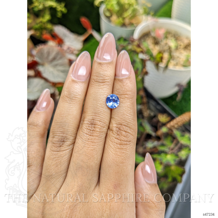 1.95 Ct. Blue Sapphire from Ceylon (Sri Lanka)
