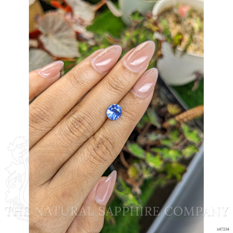 1.95 Ct. Blue Sapphire from Ceylon (Sri Lanka)