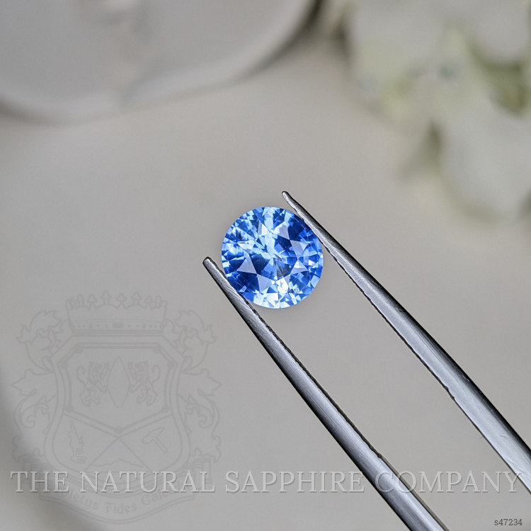 1.95 Ct. Blue Sapphire from Ceylon (Sri Lanka)
