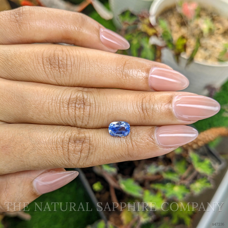 1.97 Ct. Blue Sapphire from Ceylon (Sri Lanka)