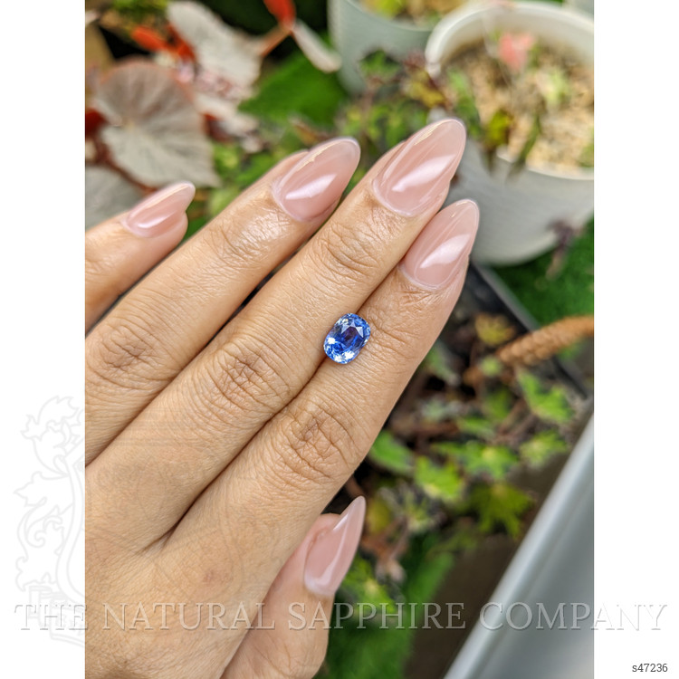 1.97 Ct. Blue Sapphire from Ceylon (Sri Lanka)
