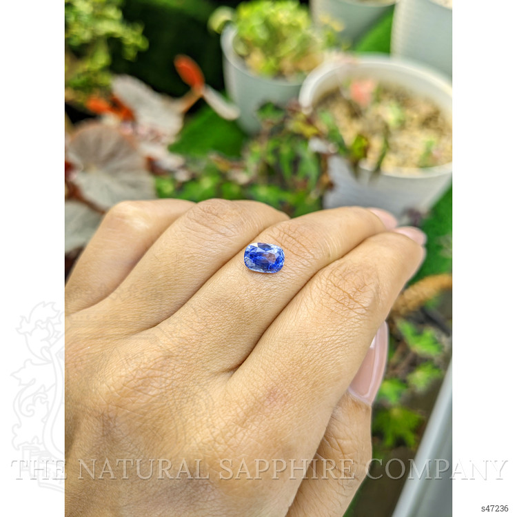 1.97 Ct. Blue Sapphire from Ceylon (Sri Lanka)