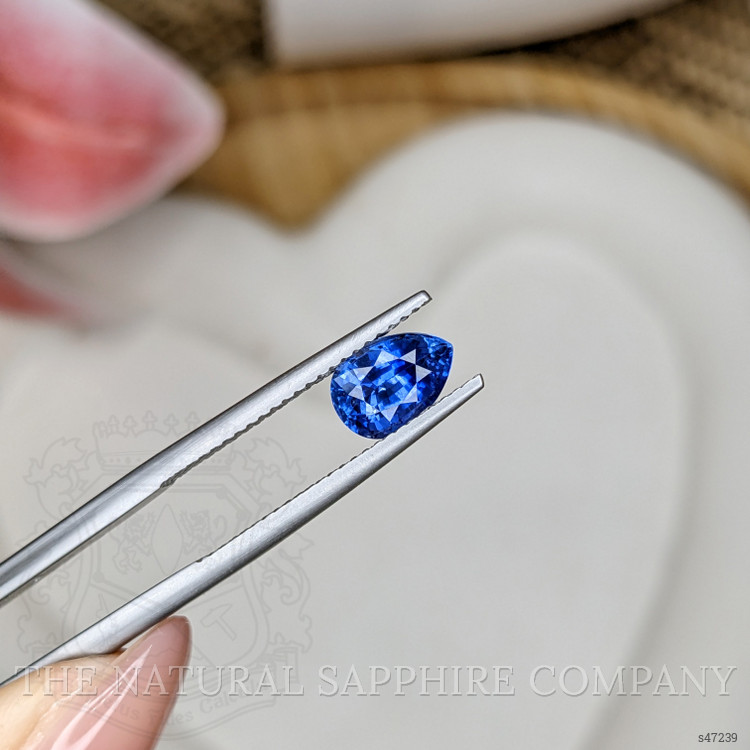 1.43 Ct. Blue Sapphire from Ceylon (Sri Lanka)