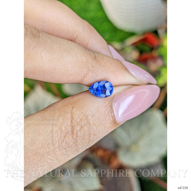 1.43 Ct. Blue Sapphire from Ceylon (Sri Lanka)