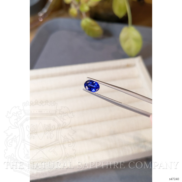 1.34 Ct. Blue Sapphire from Ceylon (Sri Lanka)