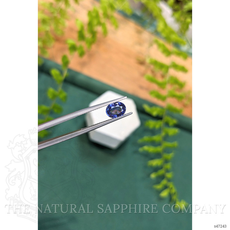 1.43 Ct. Blue Sapphire from Ceylon (Sri Lanka)