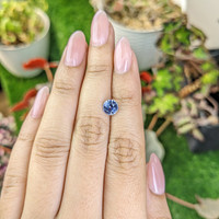 1.35 Ct. Blue Sapphire from Ceylon (Sri Lanka) Life Style