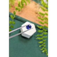 1.56 Ct. Blue Sapphire from Ceylon (Sri Lanka) Life Style