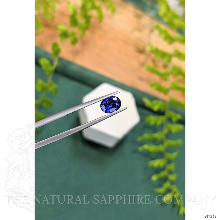 1.56 Ct. Blue Sapphire from Ceylon (Sri Lanka)