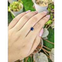 1.36 Ct. Blue Sapphire from Ceylon (Sri Lanka) Life Style