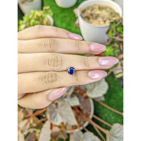 1.36 Ct. Blue Sapphire from Ceylon (Sri Lanka) Life Style