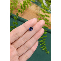 1.63 Ct. Blue Sapphire from Ceylon (Sri Lanka) Life Style
