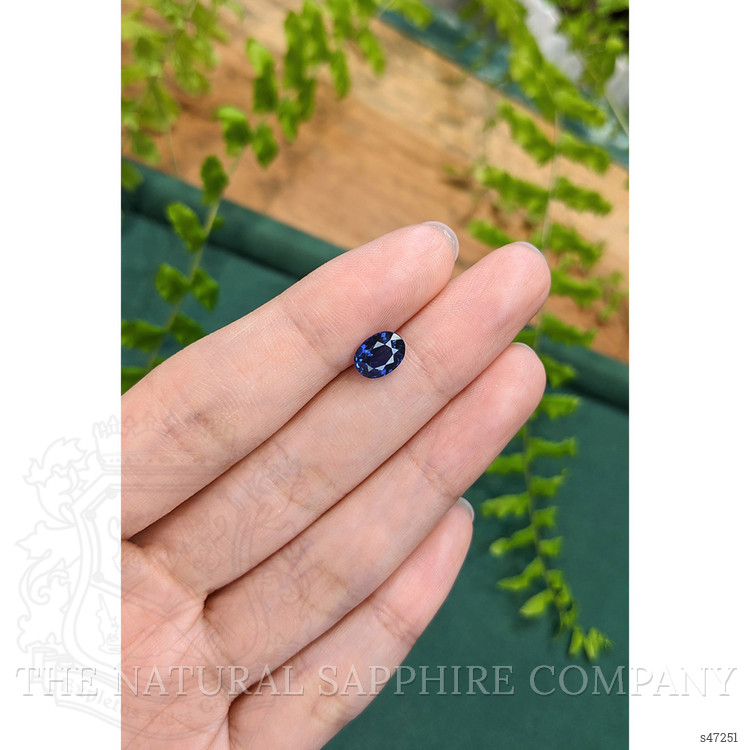 1.63 Ct. Blue Sapphire from Ceylon (Sri Lanka)