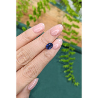 1.63 Ct. Blue Sapphire from Ceylon (Sri Lanka) Life Style